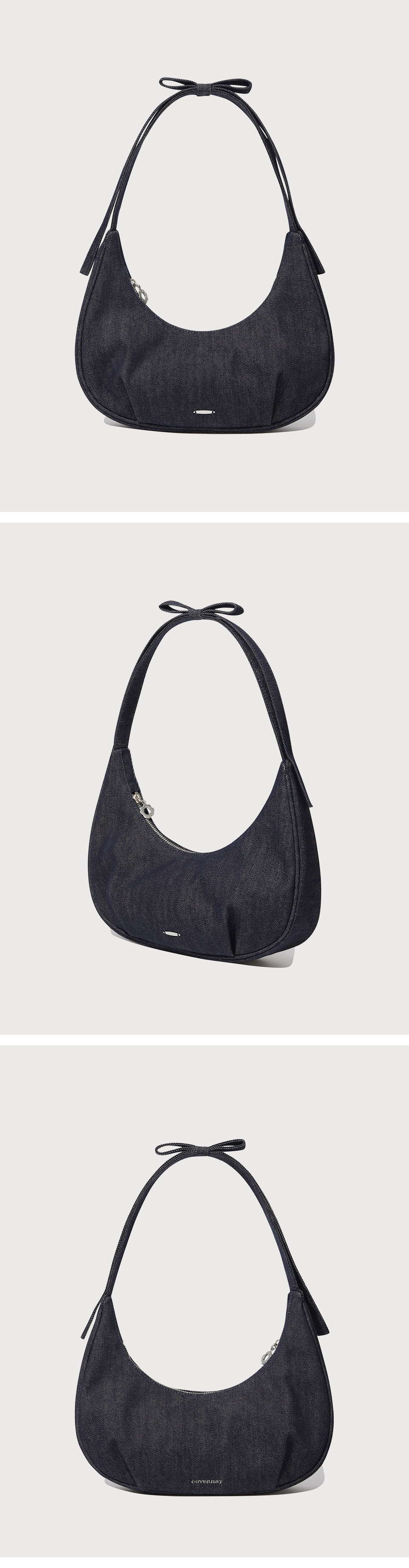 ★COVERNAT WOMAN★ Cloverheart glossy cylindrical bag black MUSINSA | COVERNAT WOMAN Clover Heart Glossy Two Pocket