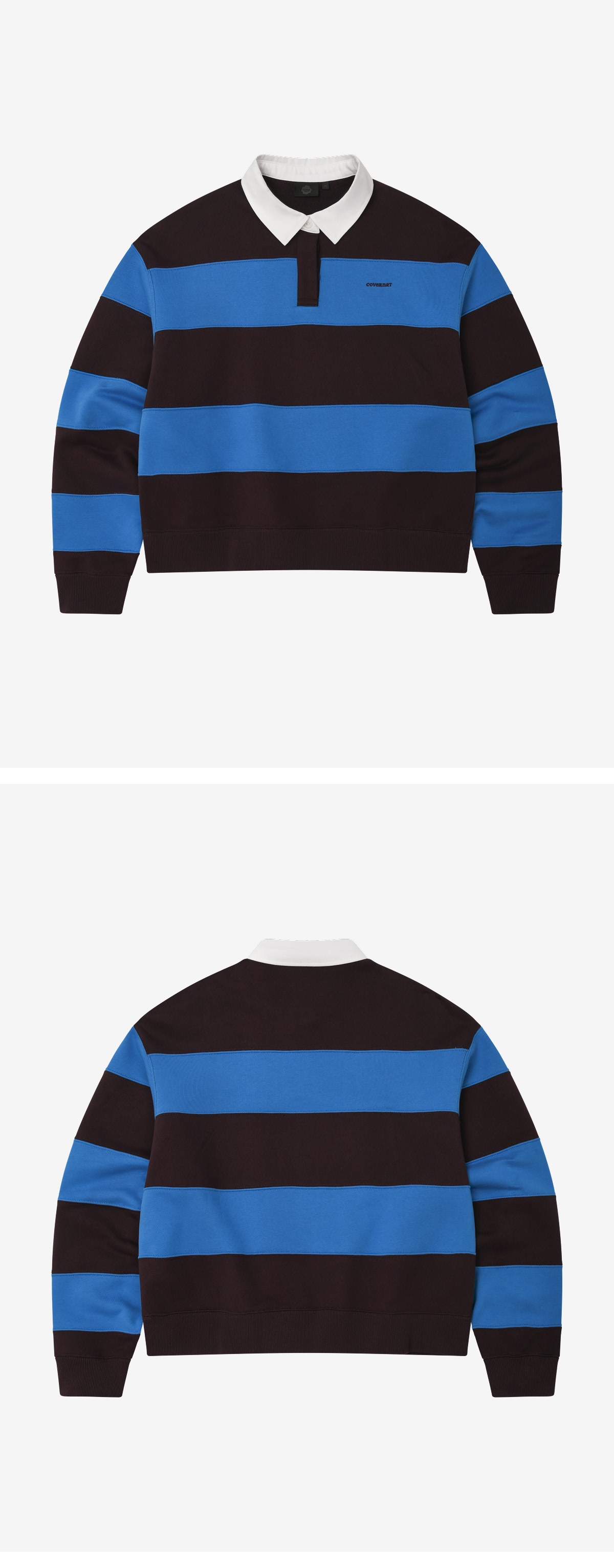 WOMAN RUGBY SWEATSHIRT #SANA同款！ - 3 COLORS BURGUNDY