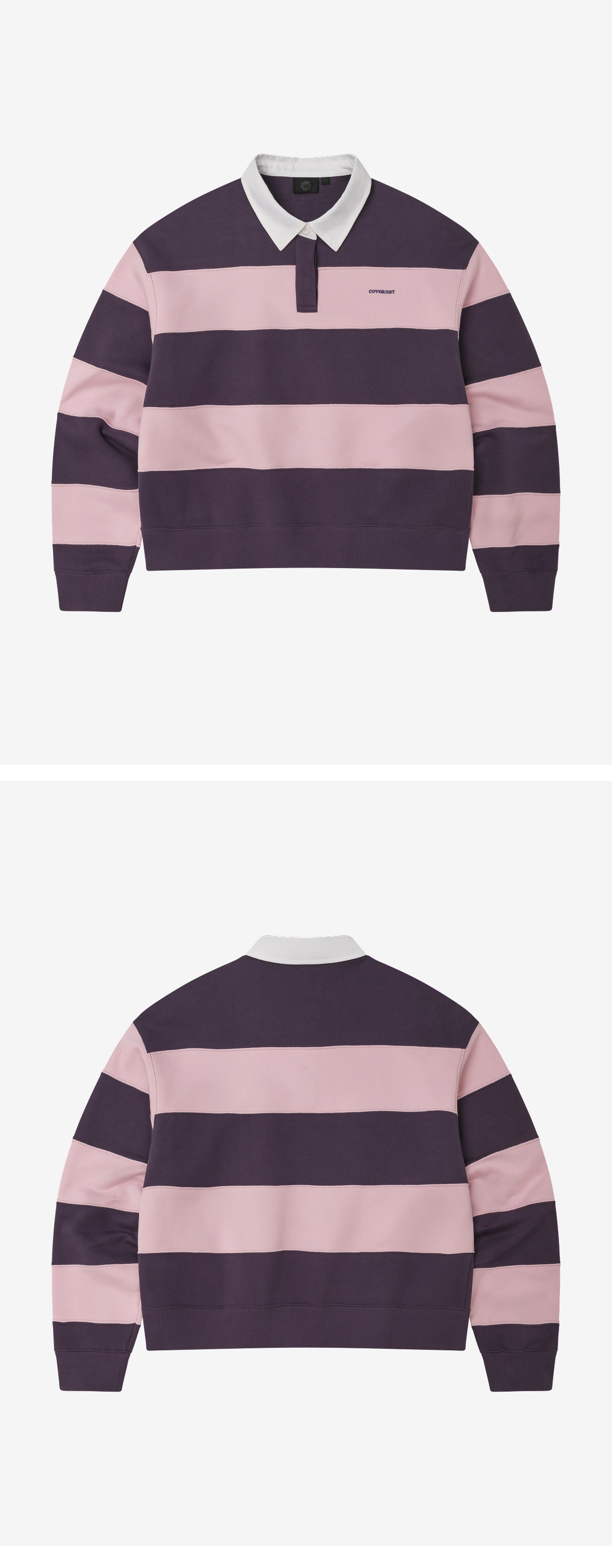 WOMAN RUGBY SWEATSHIRT #SANA同款！ - 3 COLORS PINK