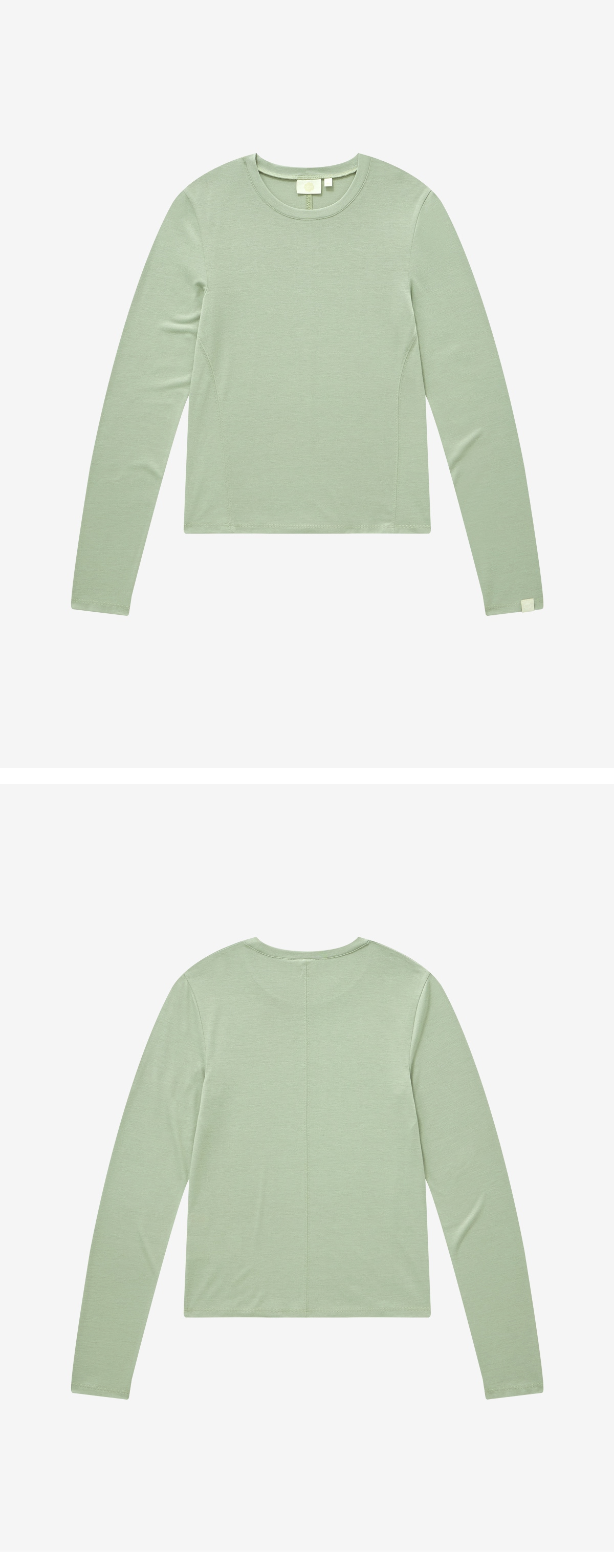 WOMAN LAYERED LONG SLEEVE #SANA同款！ - 2 COLORS GREEN