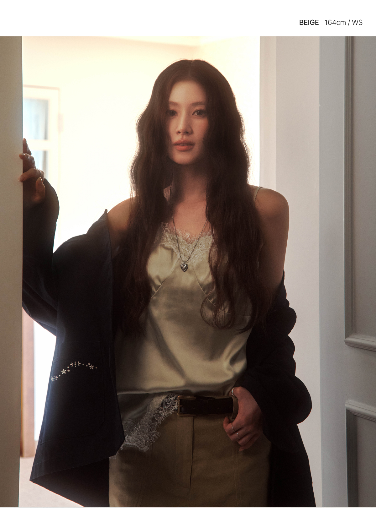 WOMAN STRAIGHT FATIGUE PANTS #SANA同款! - 2 COLORS BEIGE