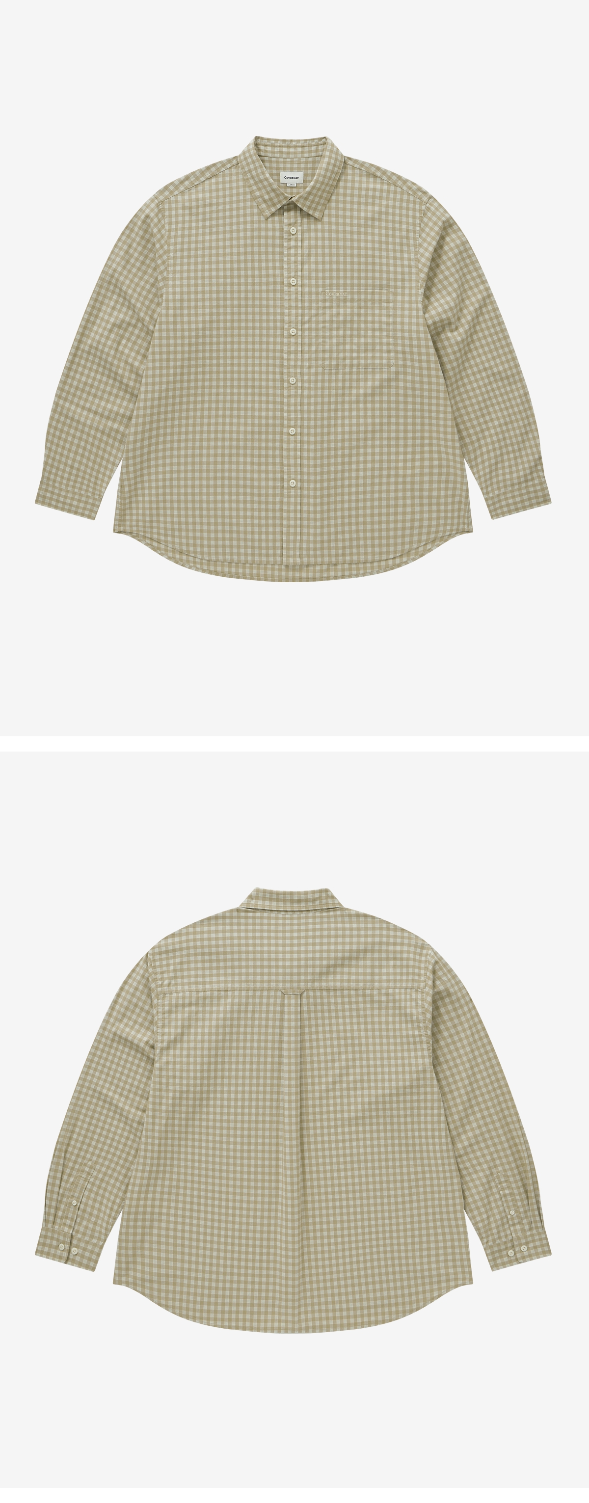 CHECK SHIRT #SANA同款！ - 3 COLORS BEIGE