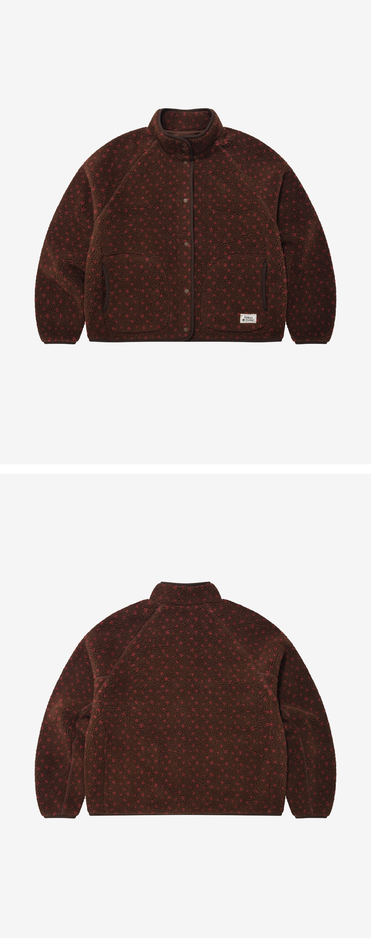 WOMAN SHERPA JACKET #SANA同款！ - 3 COLORS BURGUNDY