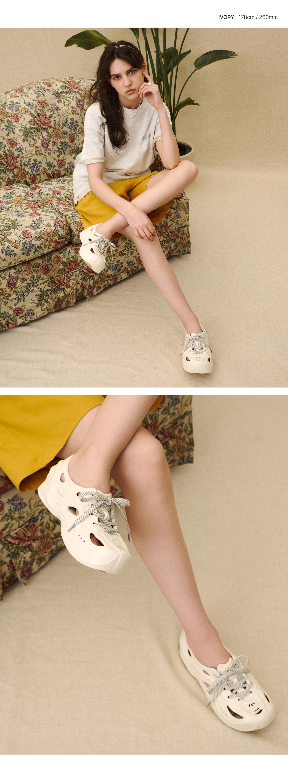 COVERIDE SALA SLIP-ON - 5 COLORS IVORY