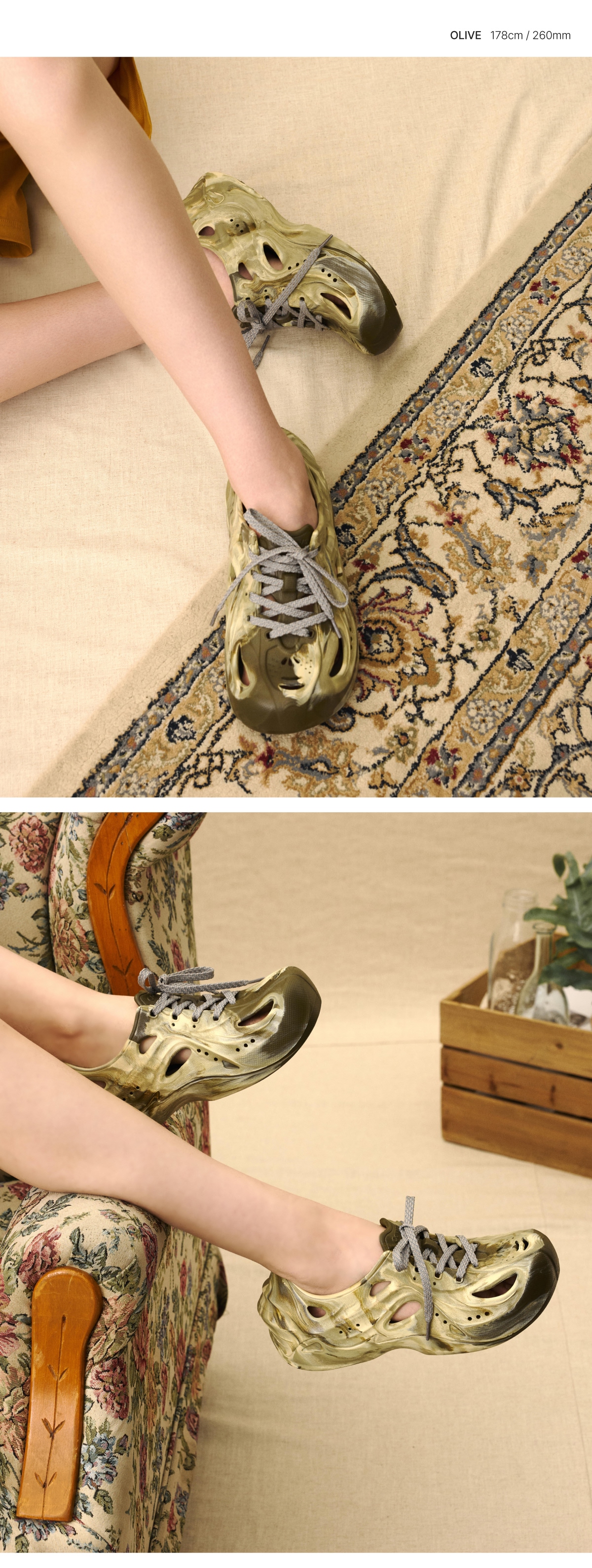 COVERIDE SALA SLIP-ON - 5 COLORS OLIVE