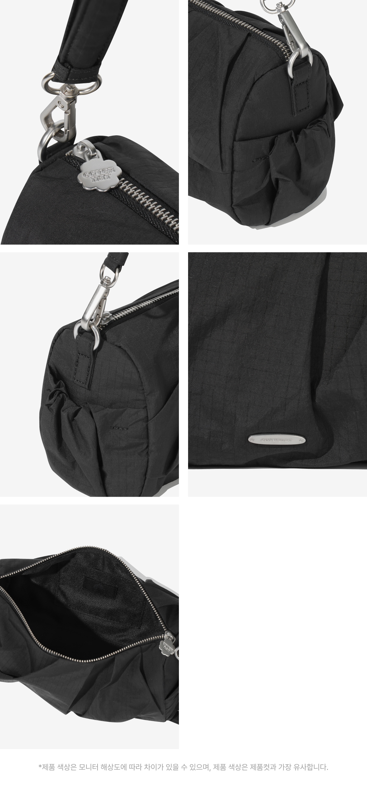 WOMAN CLOUD BOSTON BAG #SANA同款! - 2 COLORS BLACK